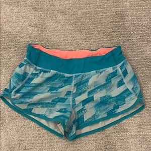 Blue and white ivivva shorts